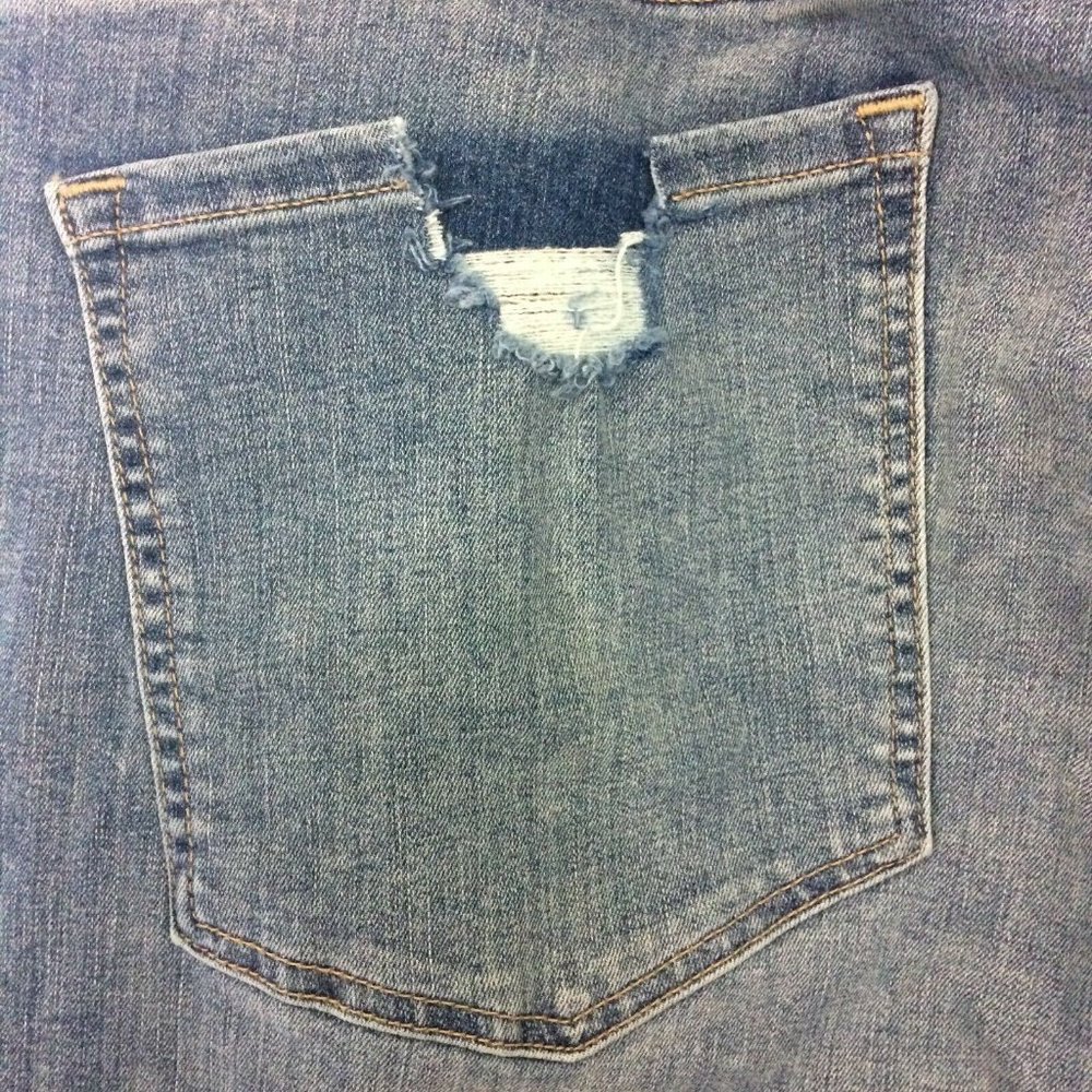Lane Bryant Womens Plus Size 22 Jeans Skinny Floral Embroidered Distressed 47x30 - Picture 12 of 12